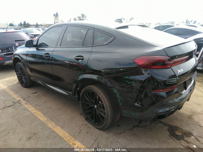 2022 BMW X6 XDRIVE40I VIN: 5UXCY6C02N9K61717