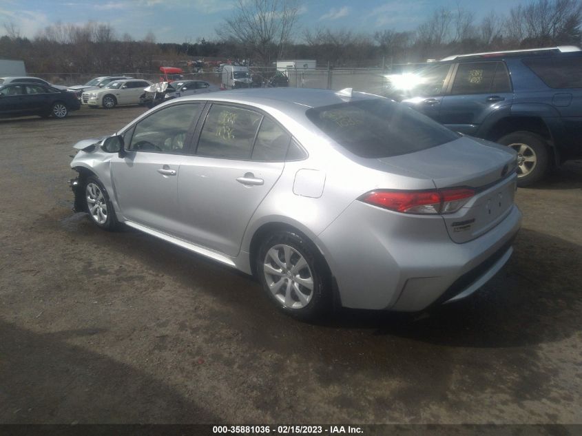 2022 TOYOTA COROLLA LE VIN: JTDEPMAE3N3014368