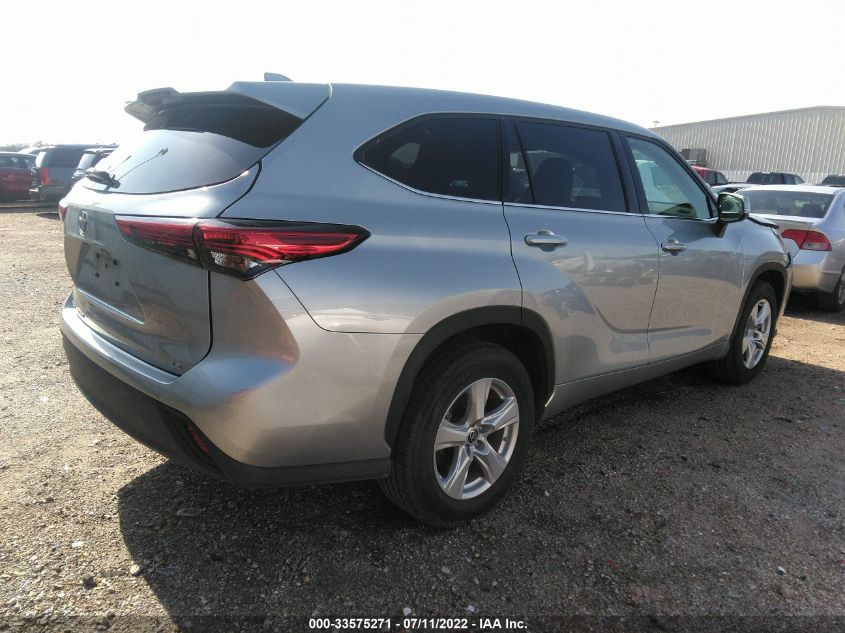 2021 TOYOTA HIGHLANDER L/LE VIN: 5TDZZRAH6MS065802