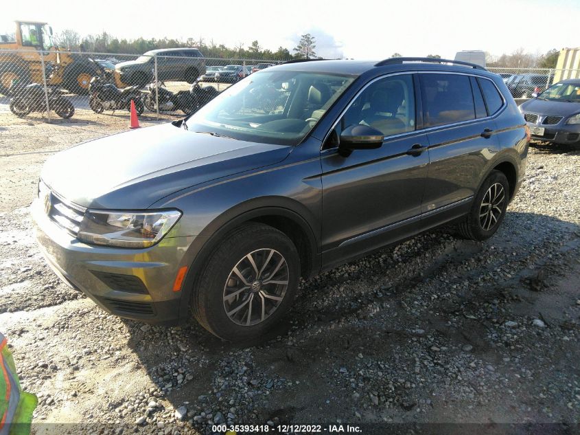 2021 VOLKSWAGEN TIGUAN SE/SE R-LINE BLACK/SEL VIN: 3VV3B7AX4MM079978