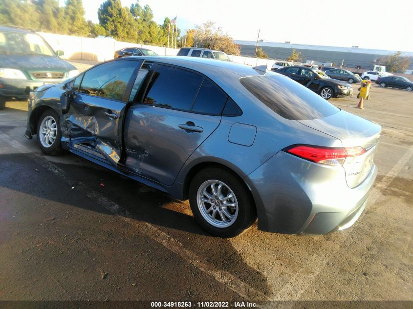 2021 TOYOTA COROLLA HYBRID LE VIN: JTDEAMDE3MJ026768