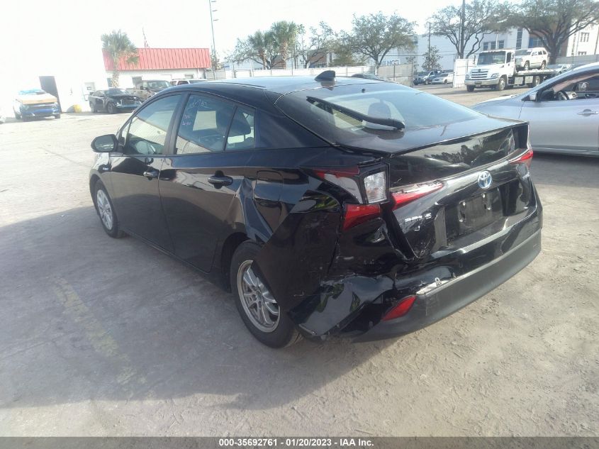 2022 TOYOTA PRIUS L VIN: JTDKAMFU0N3176978