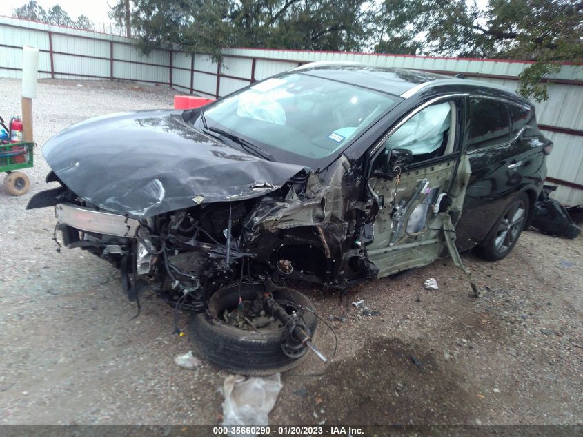 2022 NISSAN MURANO PLATINUM VIN: 5N1AZ2DJ0NC110816