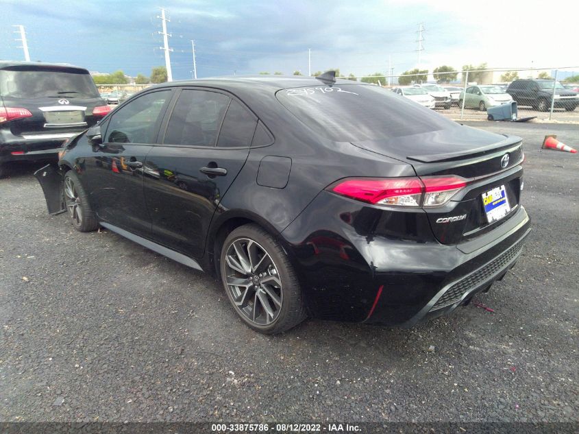 2020 TOYOTA COROLLA SE/NIGHTSHADE VIN: JTDS4RCE5LJ042459