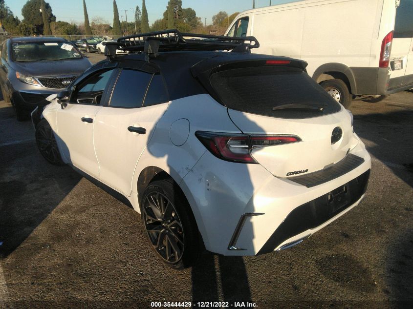 2022 TOYOTA COROLLA HATCHBACK XSE VIN: JTNC4MBE5N3171880