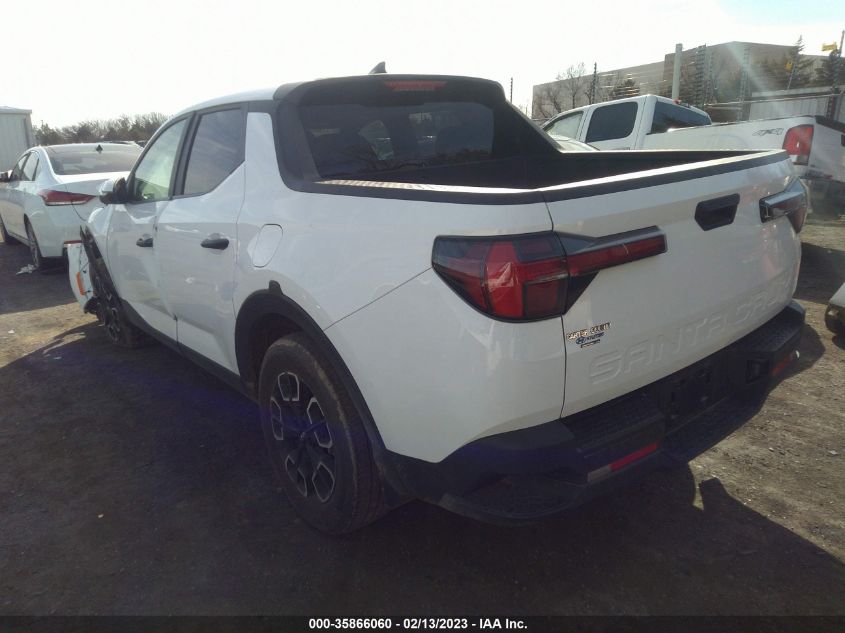 2022 HYUNDAI SANTA CRUZ SEL VIN: 5NTJB4AE1NH004117