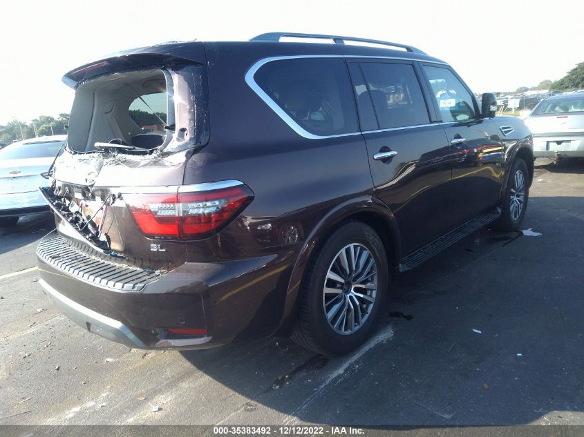 2021 NISSAN ARMADA SL VIN: JN8AY2BA2M9370841