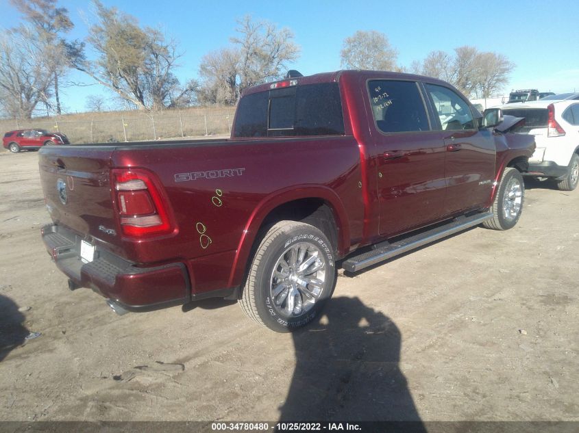 2022 RAM 1500 LARAMIE VIN: 1C6SRFJT6NN284942
