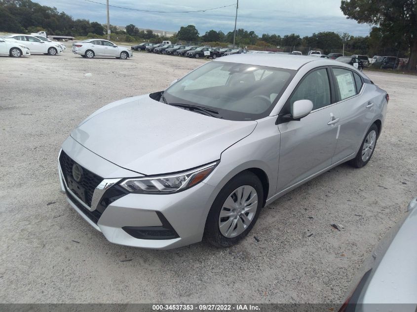 2022 NISSAN SENTRA S VIN: 3N1AB8BV5NY292945