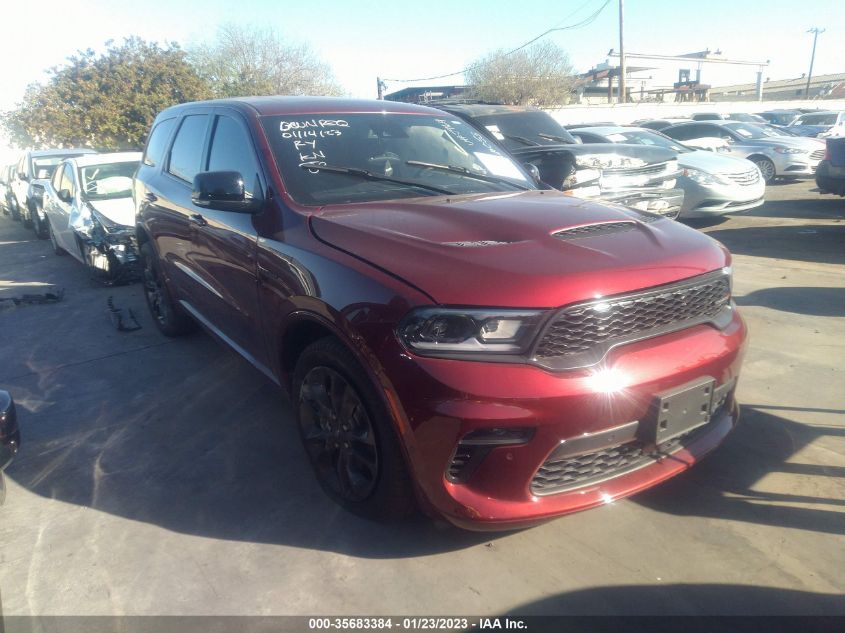 2022 DODGE DURANGO R/T PLUS VIN: 1C4SDHCT4NC195964