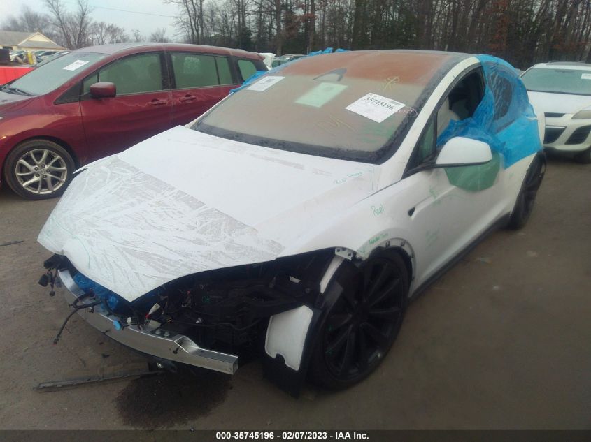 2022 TESLA MODEL X VIN: 7SAXCDE50NF360124