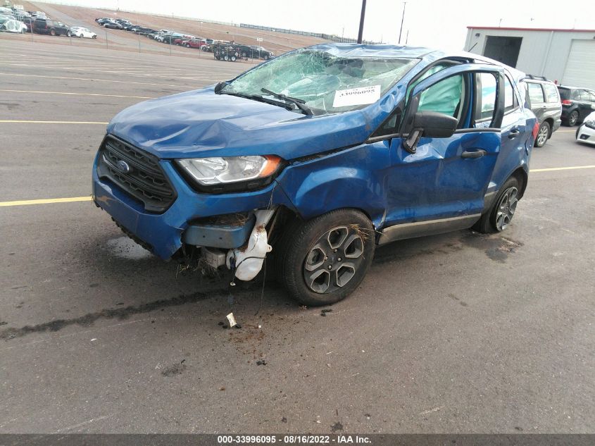 2021 FORD ECOSPORT S VIN: MAJ3S2FE9MC455073
