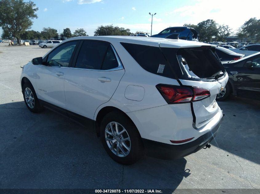 2022 CHEVROLET EQUINOX LT VIN: 3GNAXTEV0NL134496