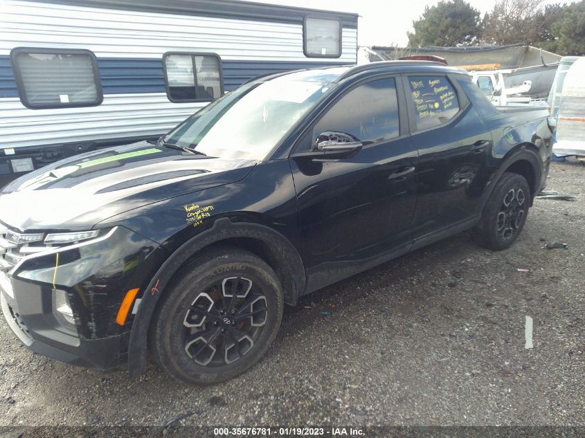 2022 HYUNDAI SANTA CRUZ SEL VIN: 5NTJCDAE0NH009824