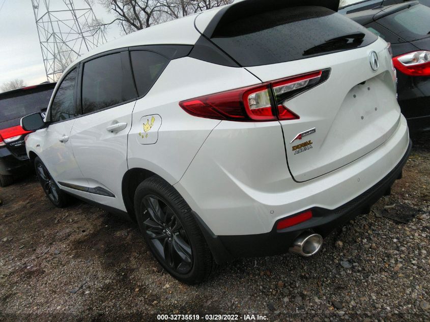 2021 ACURA RDX W/A-SPEC PACKAGE VIN: 5J8TC2H66ML036340