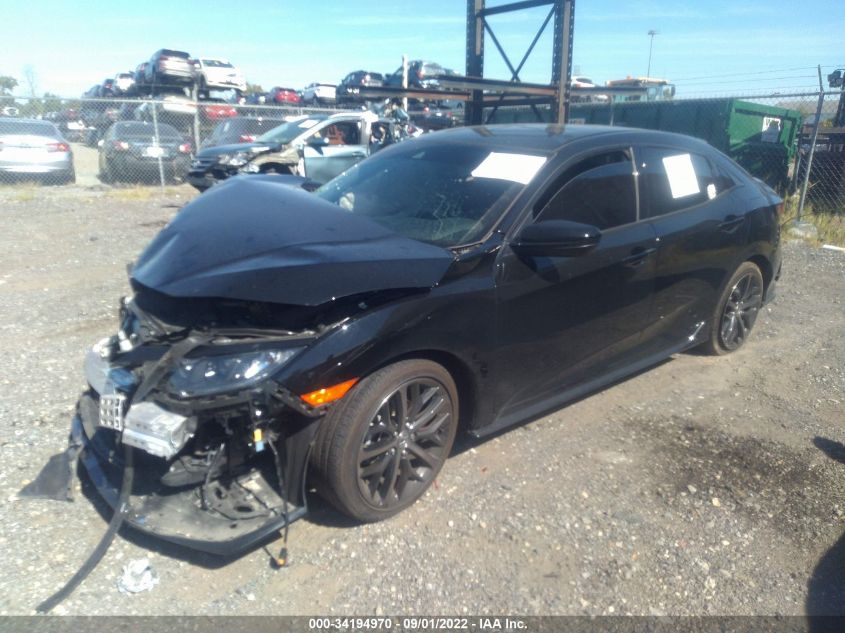 2021 HONDA CIVIC HATCHBACK SPORT VIN: SHHFK7H4XMU410587