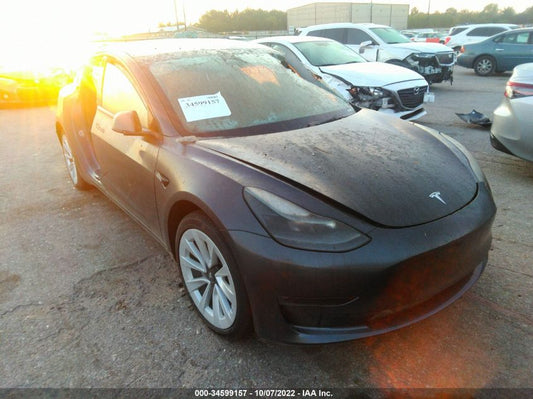 2022 TESLA MODEL 3 LONG RANGE VIN: 5YJ3E1EB4NF249375