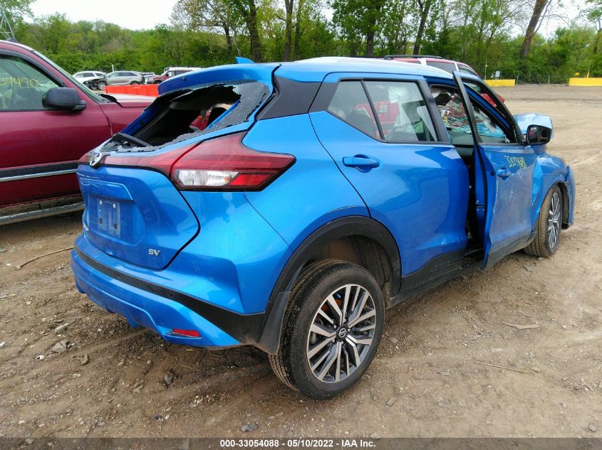 2021 NISSAN KICKS SV VIN: 3N1CP5CV8ML504725