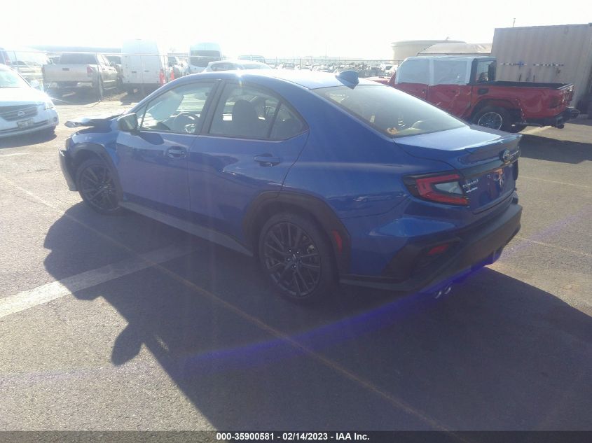 2022 SUBARU WRX PREMIUM VIN: JF1VBAF6XN9017446