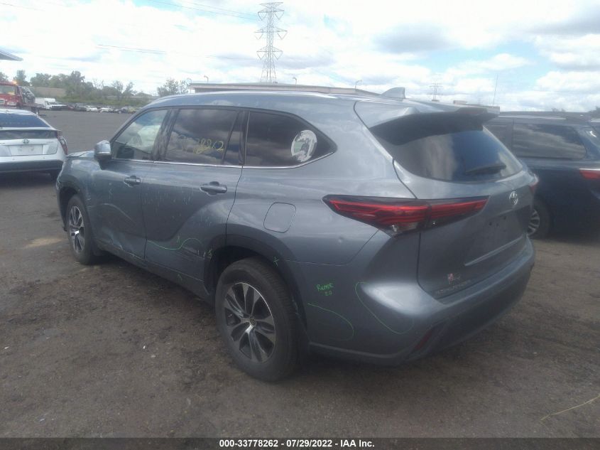2020 TOYOTA HIGHLANDER XLE VIN: 5TDHZRBH0LS024106