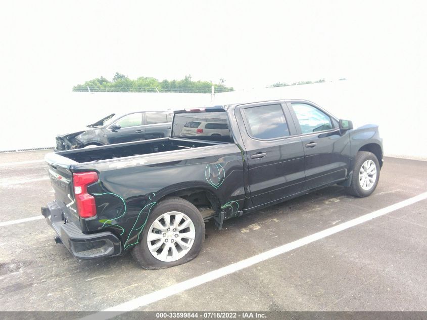 2022 CHEVROLET SILVERADO 1500 LTD CUSTOM VIN: 1GCPYBEK9NZ141066