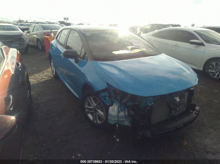 2022 TOYOTA COROLLA HATCHBACK SE/NIGHTSHADE/XSE VIN: JTND4MBE5N3189509