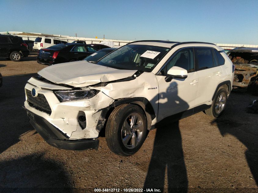 2021 TOYOTA RAV4 HYBRID XLE PREMIUM VIN: 4T3B6RFV2MU048583