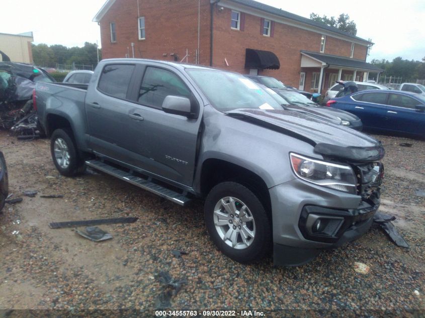 2021 CHEVROLET COLORADO 4WD LT VIN: 1GCGTCEN0M1235249