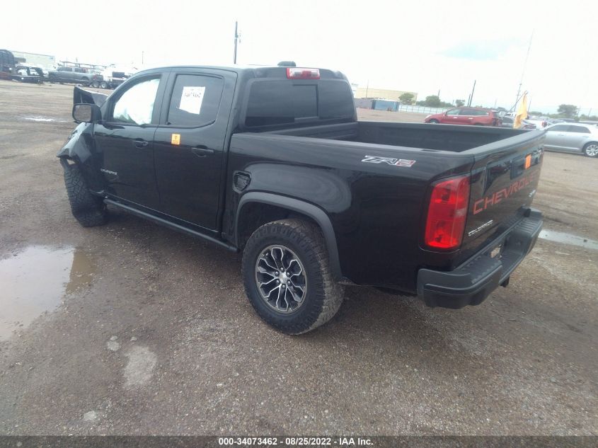 2021 CHEVROLET COLORADO 4WD ZR2 VIN: 1GCGTEEN4M1218109