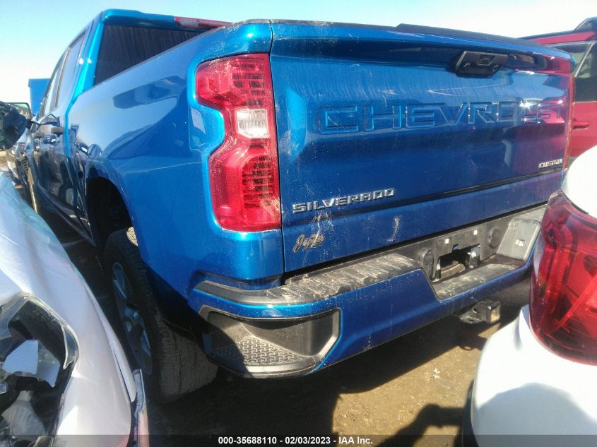 2022 CHEVROLET SILVERADO 1500 CUSTOM VIN: 3GCPABEK1NG536654