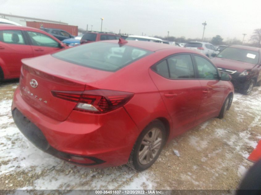 2020 HYUNDAI ELANTRA SEL VIN: 5NPD84LF0LH523334