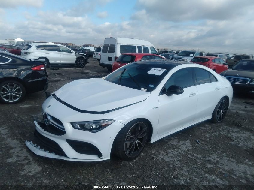 2022 MERCEDES-BENZ CLA AMG CLA 35 VIN: W1K5J5BB2NN287775