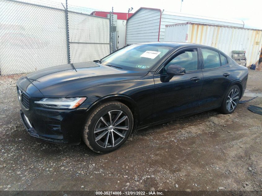 2022 VOLVO S60 MOMENTUM/INSCRIPTION VIN: 7JRL12TZ9NG174035