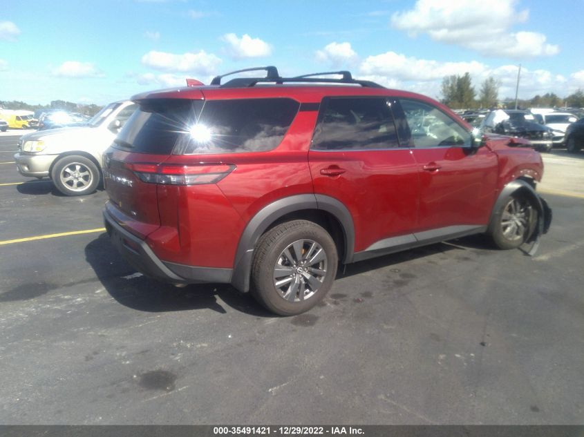 2022 NISSAN PATHFINDER SV VIN: 5N1DR3BA9NC239398