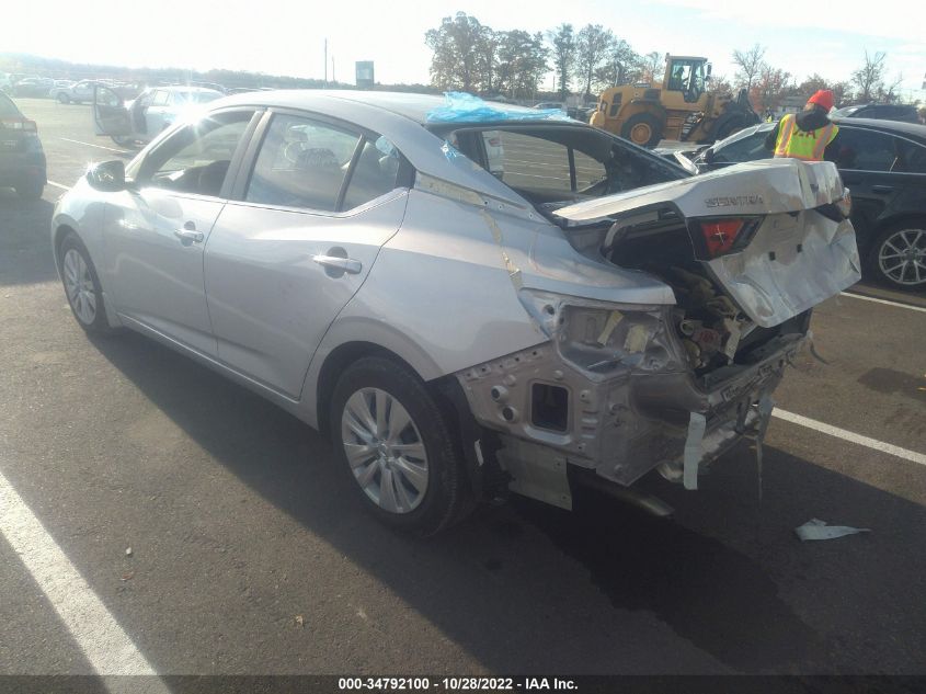 2022 NISSAN SENTRA S VIN: 3N1AB8BV0NY225573