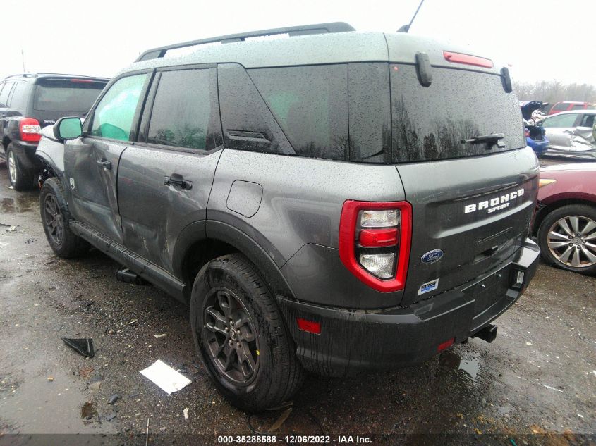 2022 FORD BRONCO SPORT BIG BEND VIN: 3FMCR9B62NRD21033
