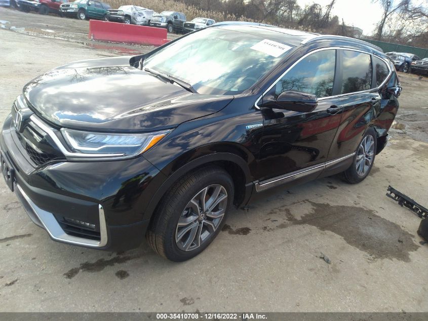 2022 HONDA CR-V HYBRID TOURING VIN: 5J6RT6H9XNL051347