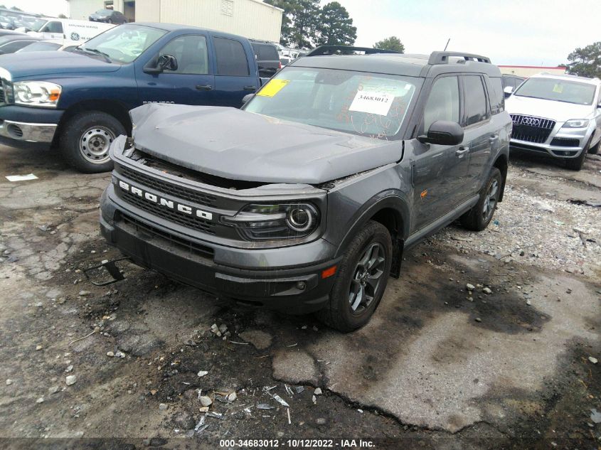 2021 FORD BRONCO SPORT BADLANDS VIN: 3FMCR9D90MRA06964