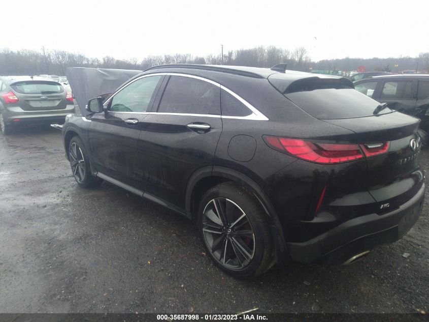 2022 INFINITI QX55 LUXE VIN: 3PCAJ5J36NF111491