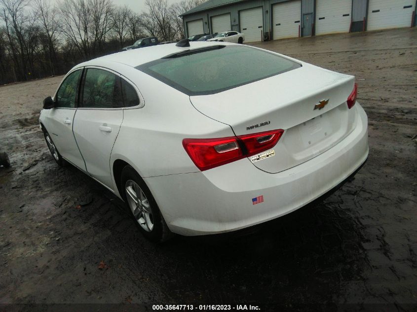 2022 CHEVROLET MALIBU LS VIN: 1G1ZB5ST9NF191937