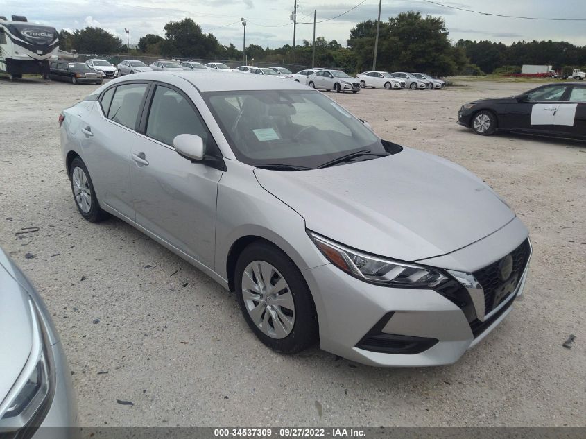 2022 NISSAN SENTRA S VIN: 3N1AB8BV0NY292903