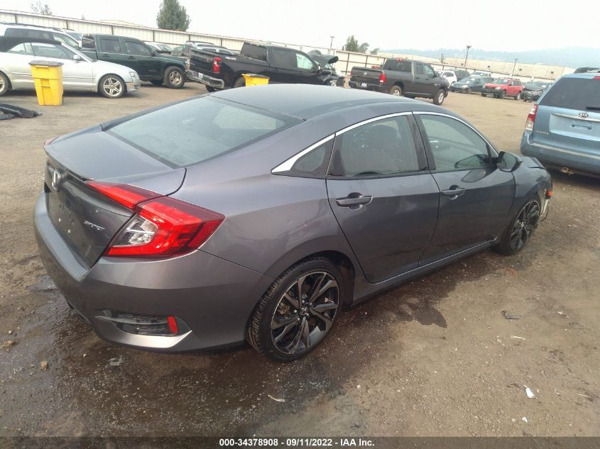 2021 HONDA CIVIC SEDAN SPORT VIN: 2HGFC2F87MH517650