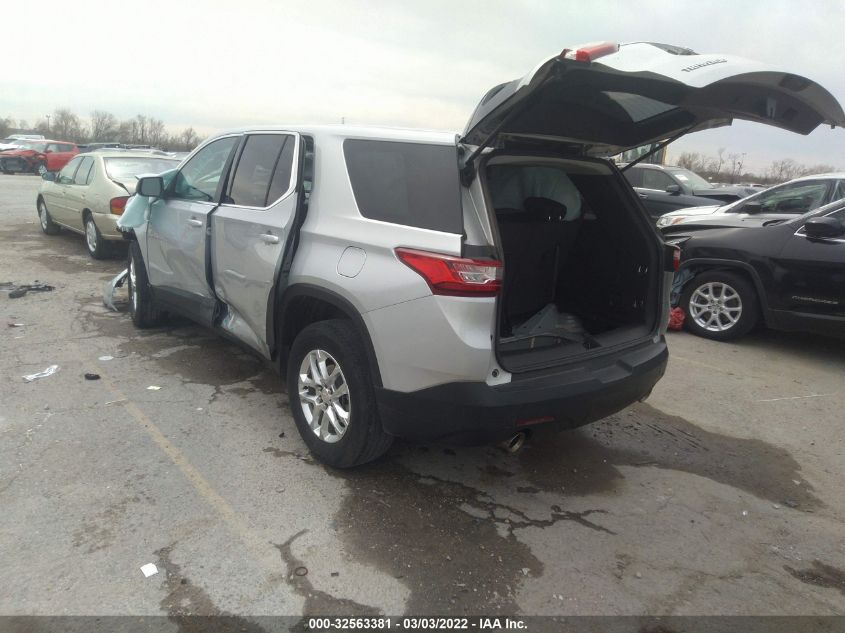 2021 CHEVROLET TRAVERSE LS VIN: 1GNERFKW0MJ113387