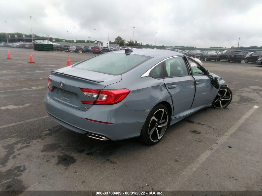 2021 HONDA ACCORD SEDAN SPORT VIN: 1HGCV1F34MA081642