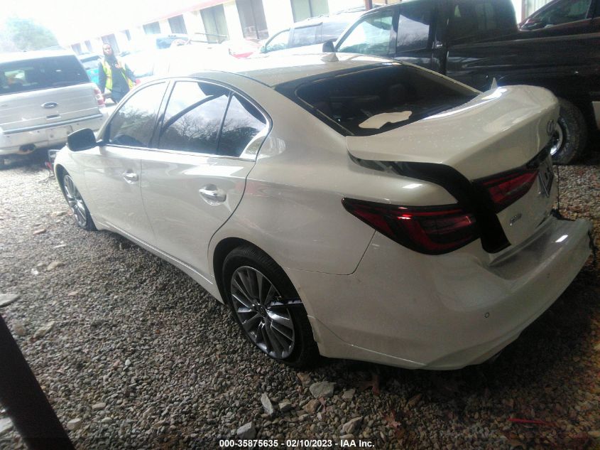 2022 INFINITI Q50 LUXE VIN: JN1EV7BR7NM341331