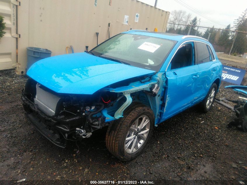 2022 AUDI Q3 S LINE PREMIUM VIN: WA1DECF36N1147361