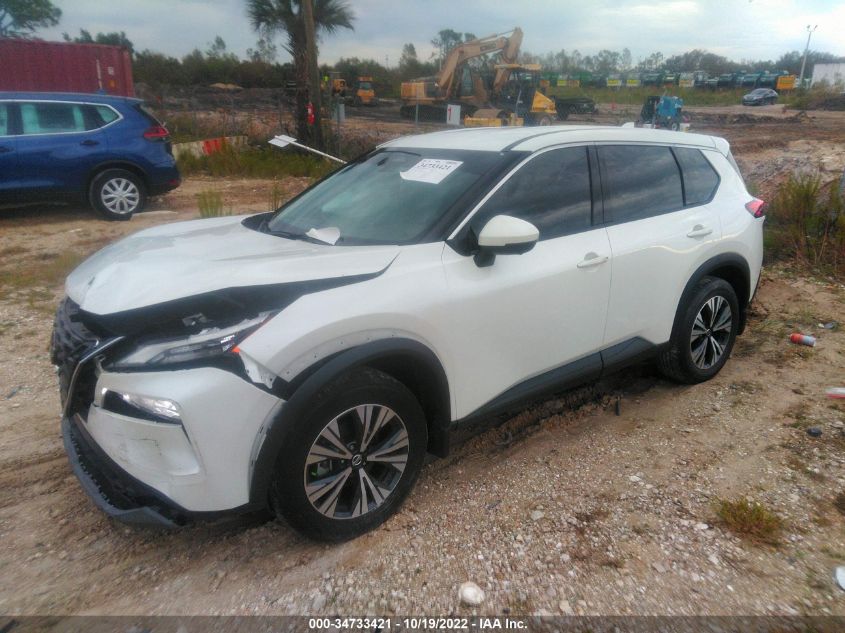 2021 NISSAN ROGUE SV VIN: 5N1AT3BAXMC824753
