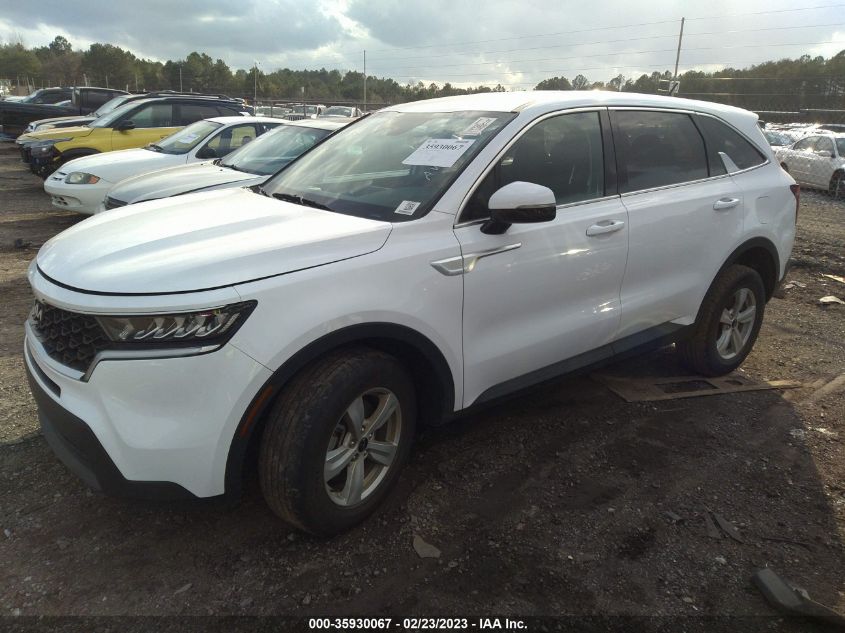 2022 KIA SORENTO LX VIN: 5XYRGDLC7NG109881