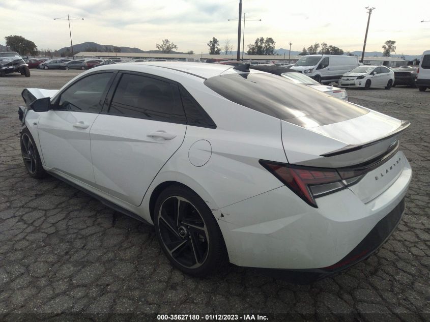 2022 HYUNDAI ELANTRA N LINE VIN: KMHLR4AF9NU240558