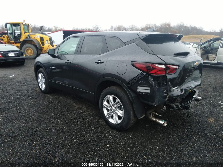 2021 CHEVROLET BLAZER LT VIN: 3GNKBBRAXMS574735